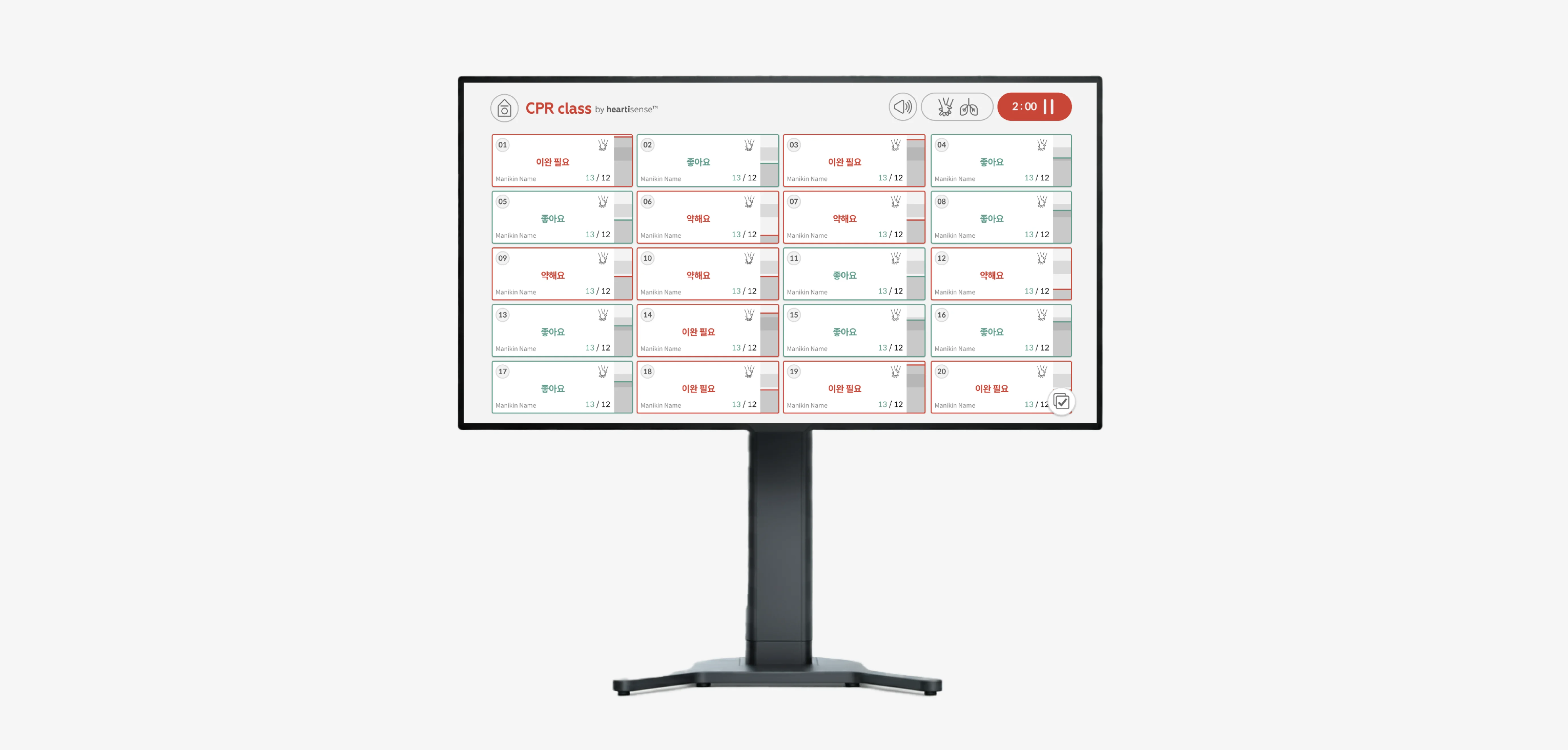 Projector or
Large Monitor